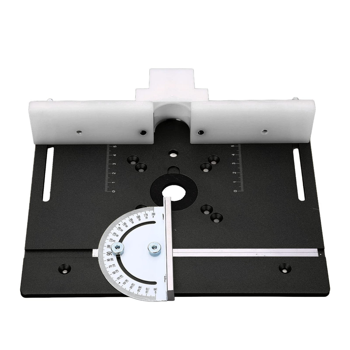 Router Lift Metal Router Lift System Kit, Router Lift System Full Installation Set,Aluminum Woodworking Insert Base Plate,Router Table Insert Plate JUOPZKENN