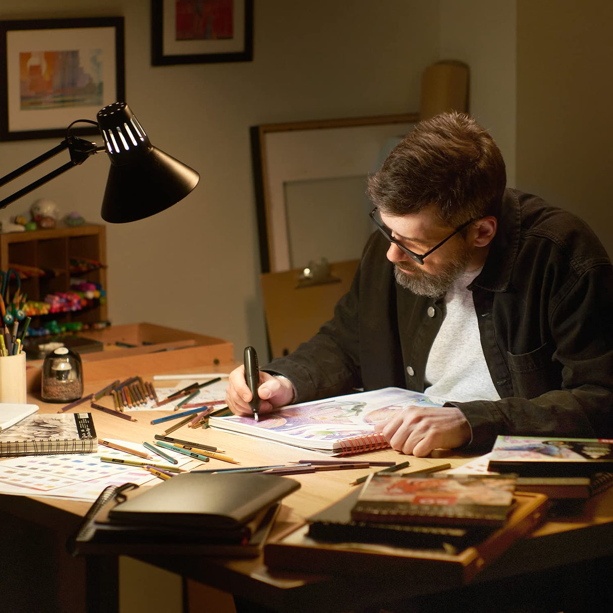 Arteza Pencil Sharpener and Electric Eraser Set, Black, for 8-mm Pencils, 20 Eraser Refills, Office Supplies for Teachers, Students, Classrooms, and ARTEZA