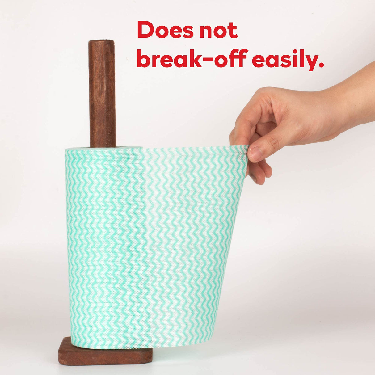 XFasten Disposable Kitchen Towels, 11.8 inches x 7.87 inches, Set of 3 (Red, Green, Blue 150 Total Sheets) Washable and Reusable Cleaning Cloths | XFasten