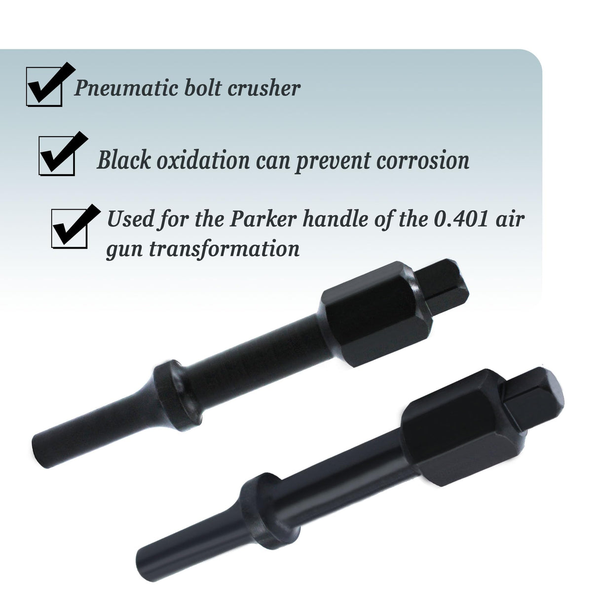 IGIUA 32029 Air Hammer Socket Adapter, 37315 3/8" & 37316 1/2" Shake 'n break Pneumatic Bolt Breaker Set,2-Piece IGIUA
