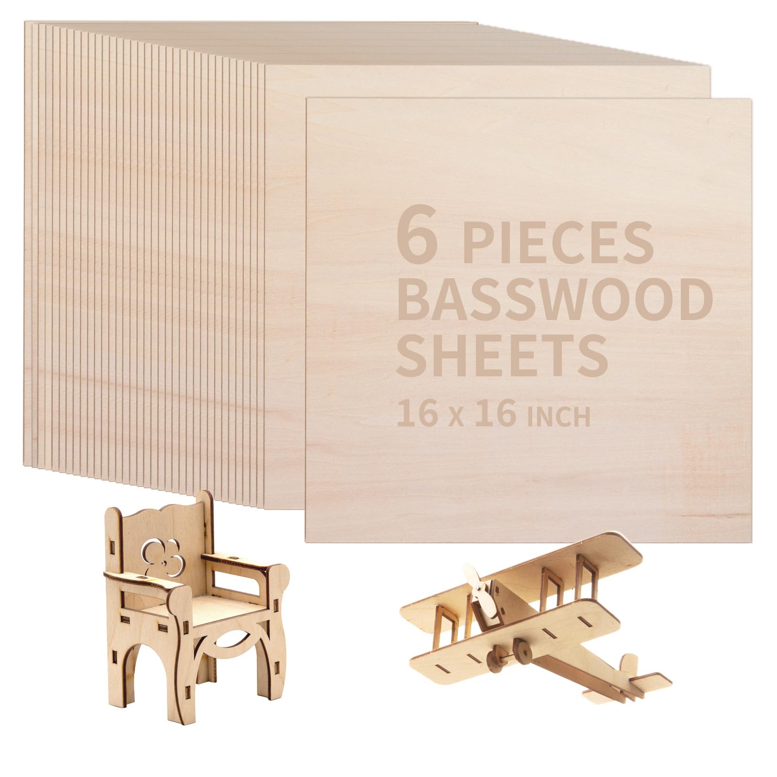 Basswood Sheet 3/16in x 1in x 24in (Pack of 10)