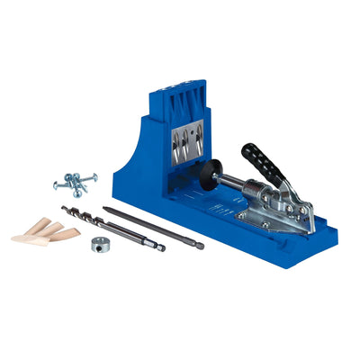 Kreg K4 Pocket Hole Jig - Adjustable, Versatile Jig for Strong Joints - Create Perfect, Rock-Solid Joints - Easily Adjustable Drill Guides - For