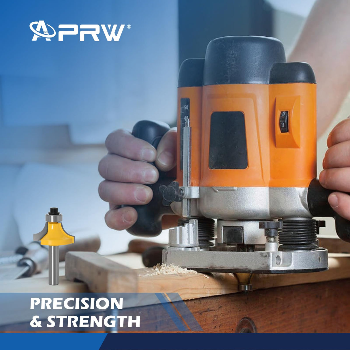 APRW Router Bit Set,24pcs Tungsten Carbide Router Bits 1/4 Shank,Router Bits for Woodworking,for DIY,Beginners and Professional,Available for Solid APRW