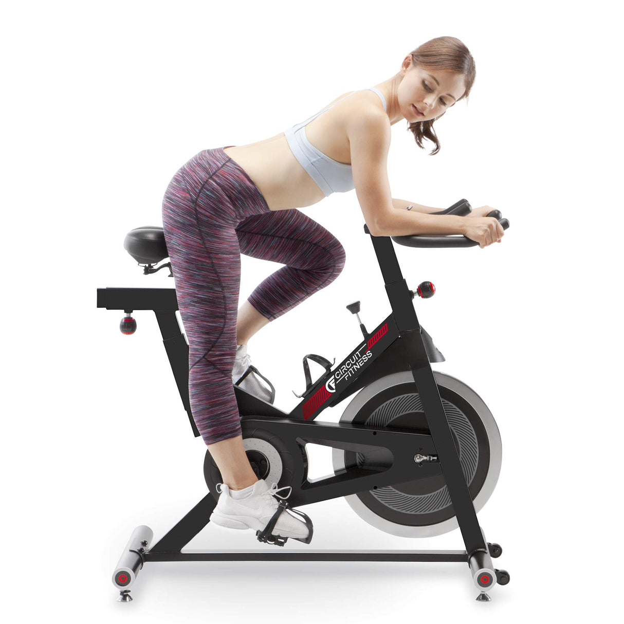 Circuit Fitness Club Revolution Cycle for Cardio Exercise - Red CIRCUIT FITNESS