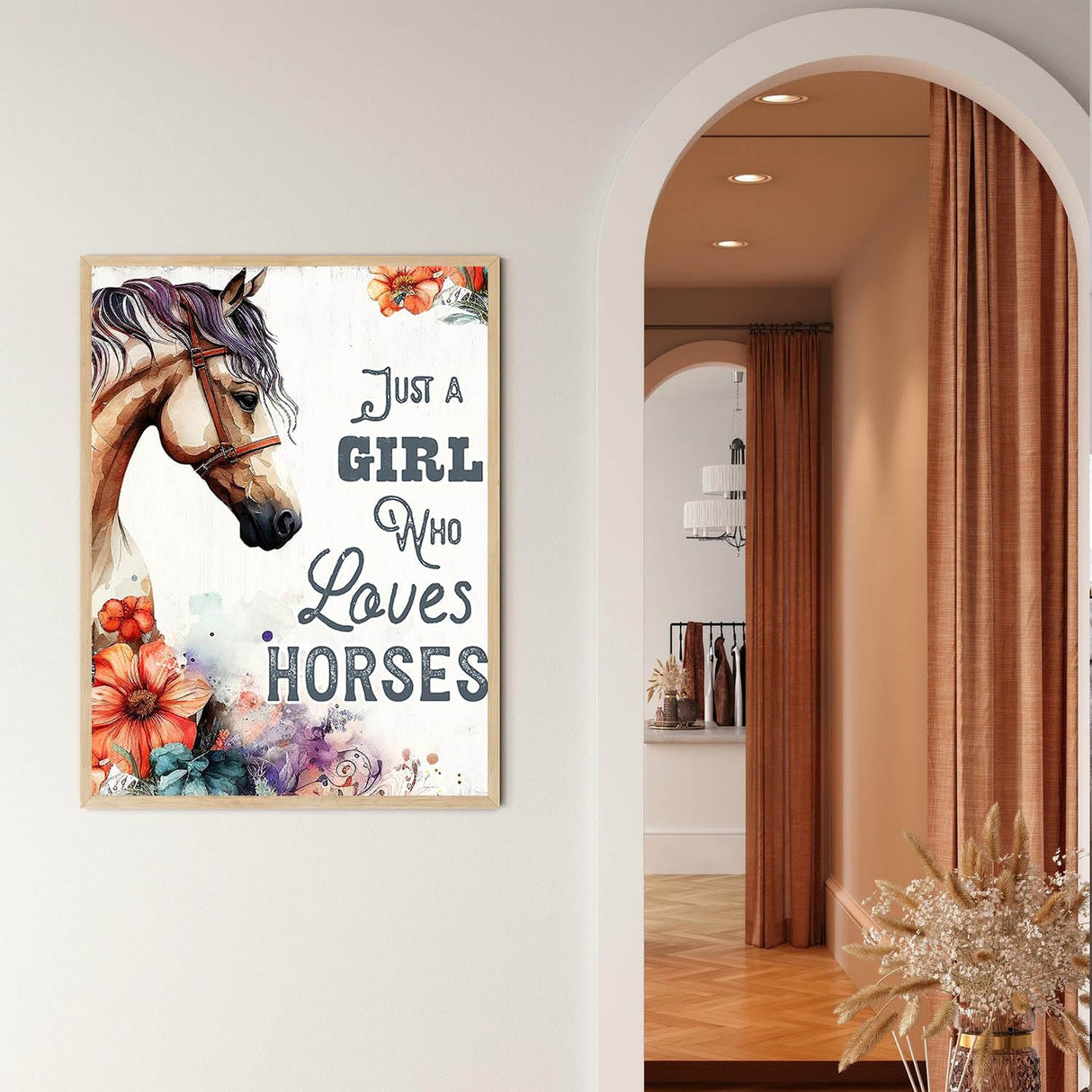 FOXKISS Horse Diamond Art Painting Kits for Adults - Full Drill Diamond Dots Paintings for Beginners, Round 5D Paint with Diamonds Pictures Gem Art FOXKISS