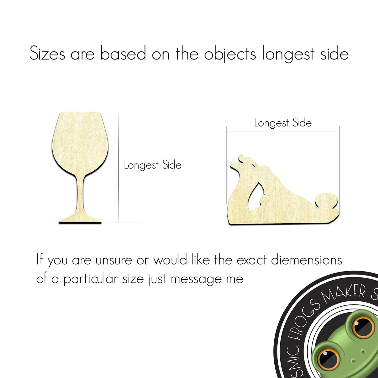 Happy Easter Text Words Laser Cut Out Unfinished Wood Shape Craft Supply (1/8" (3mm), 6 inch) Generic