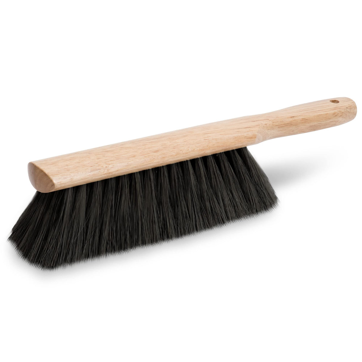 MARSHALLTOWN Beaver Tail Brush, Black Horsehair Fibers, 13 1/2 Inch Length, Masonry, Concrete, Made in the USA, 6517 Marshalltown