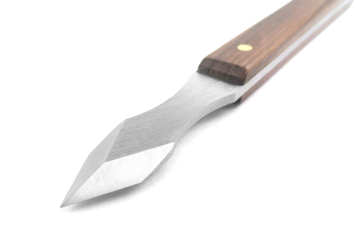EIQOCCA Mikov V2003011 Dual Bevel Marking Knife with Finger Indents 0.100-Inch-Thick Blade 1/2 Inch Wide 1-7/8 Long with Rosewood Handle Stainless Mikov