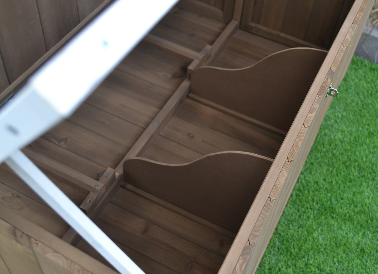 Omitree Deluxe Large Wood Chicken Coop Backyard Hen House 4-8 Chickens with 3 Nesting Box Omitree