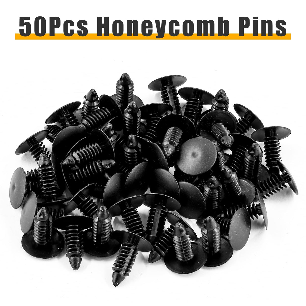 Hordion 50Pcs 7mm Honeycomb Pins for 6~7.5mm Honeycomb Grid, Needle Honeycomb Laser Bed Hold Down Pins, Honeycomb Laser Bed Clips Engraver Hordion