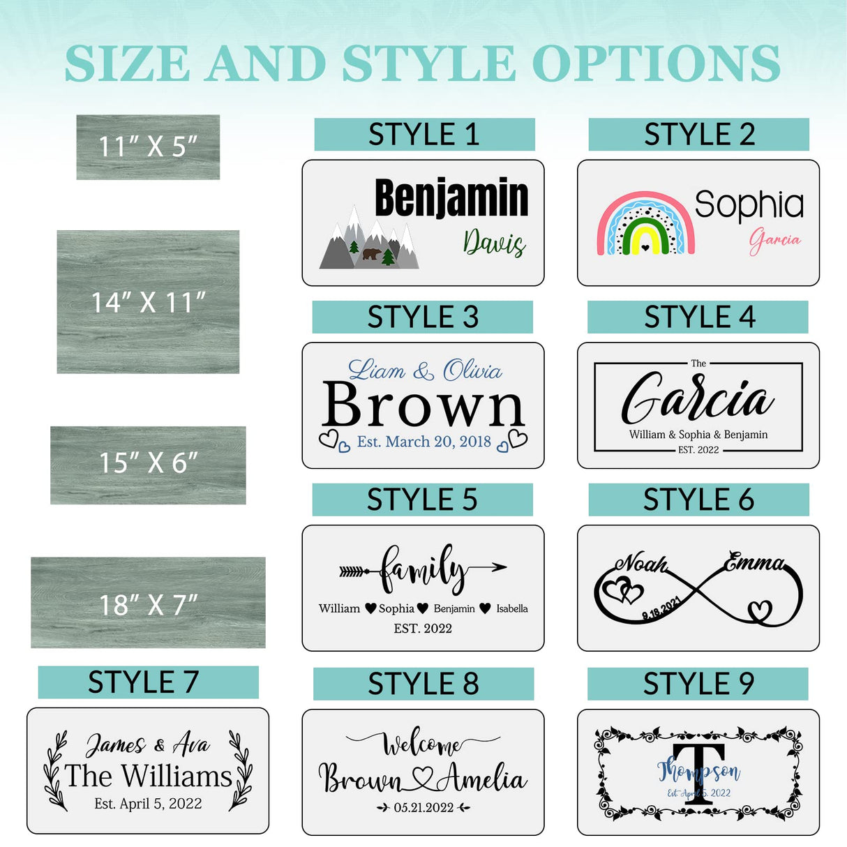 Custom Wood Sign Prsonalized Text Business 3D Home Decor, Personalized Rustic Plaque Board Hanging Wooden Name Sign for Wall Art, Customized Signs PFTPOW