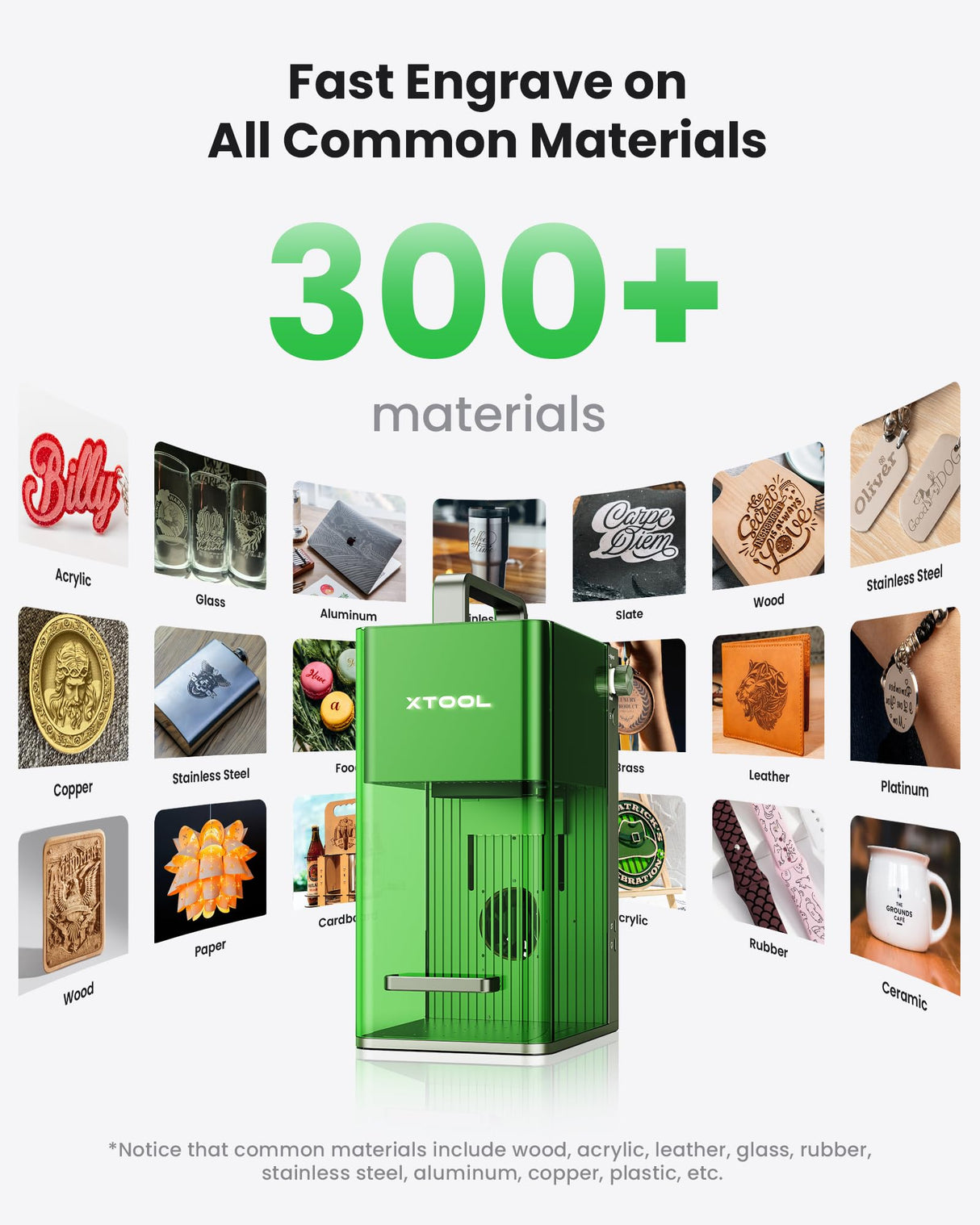 xTool F1 2-in-1 Dual Laser Engraver Deluxe Bundle, with Slide Extension, Rotary Extension and Air Purifier, Lightning Speed Portable Fiber Laser xTool