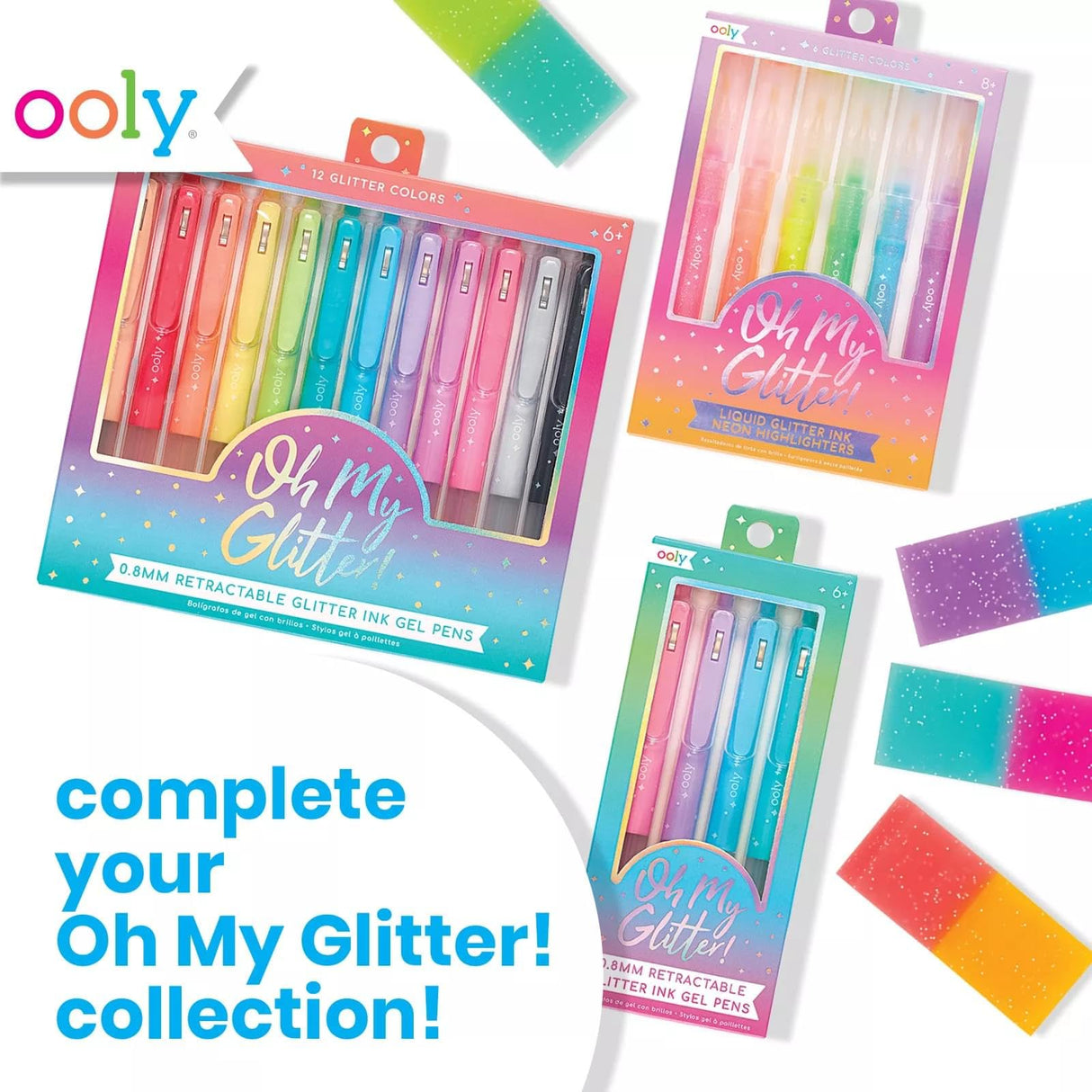 Oh My Glitter! Gel Pens - Set of 4 Ooly