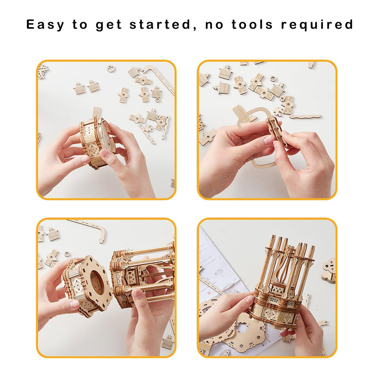 Wooden Marble Run Puzzles, 3D Wood Marble Roller Coaster Maze, Model Building Kits for Adults - Educational Project Brain Teaser, DIY Crafts for Generic