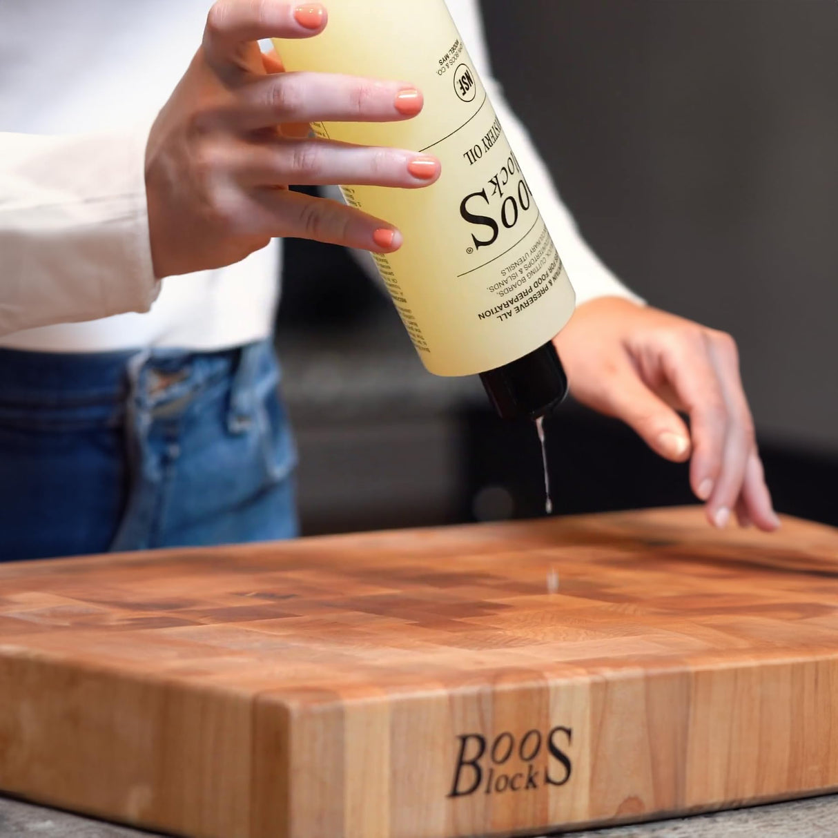 John Boos 16 Oz All Natural Beeswax Moisture Care for Wood Kitchen Cutting Boards, Boos Chopping Block & Countertops, Food Safe Charcuterie Essential John Boos