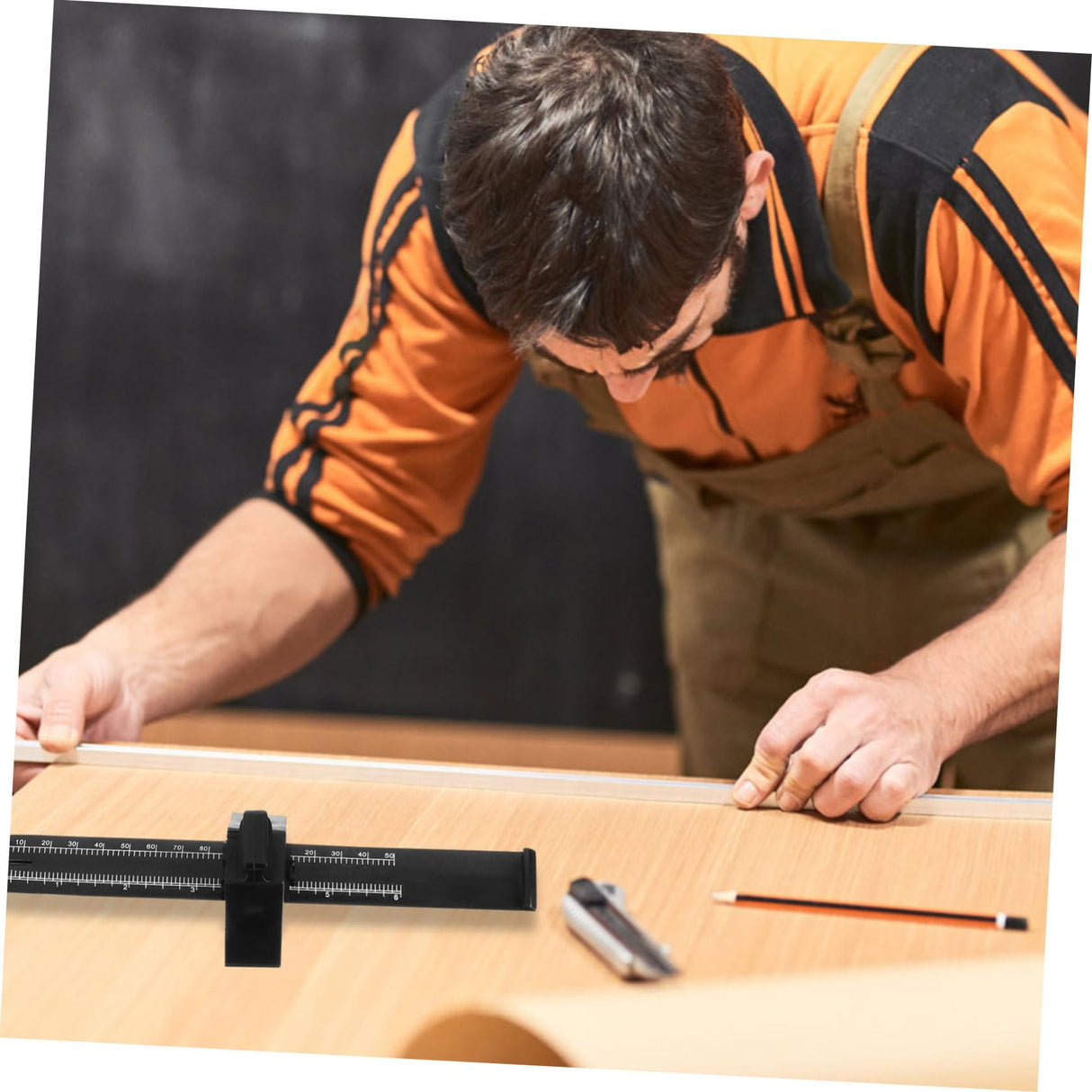 Uonlytech Woodworking Scribe Adjustable Screw Scriber Gauge Carpentry Marking Gauge Carpentry Manual Parallel Marking Gauge Manual Parallel Scriber Uonlytech