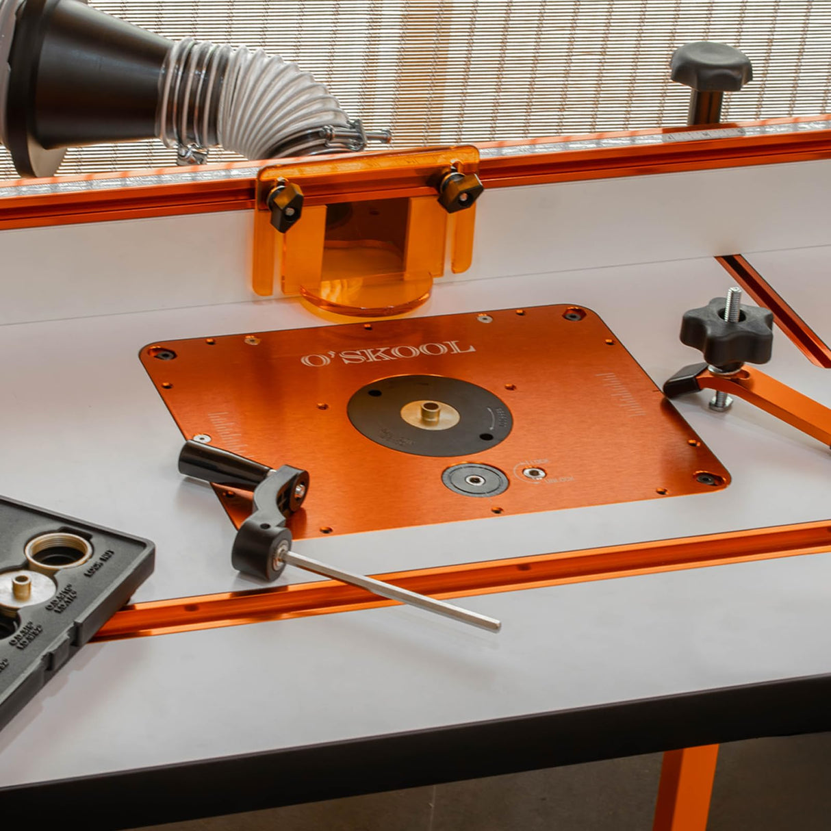 O'SKOOL 10 pcs Brass Router Template Bushing Guides Sets Fit Any Router Sub-base of the Porter Cable style O'SKOOL