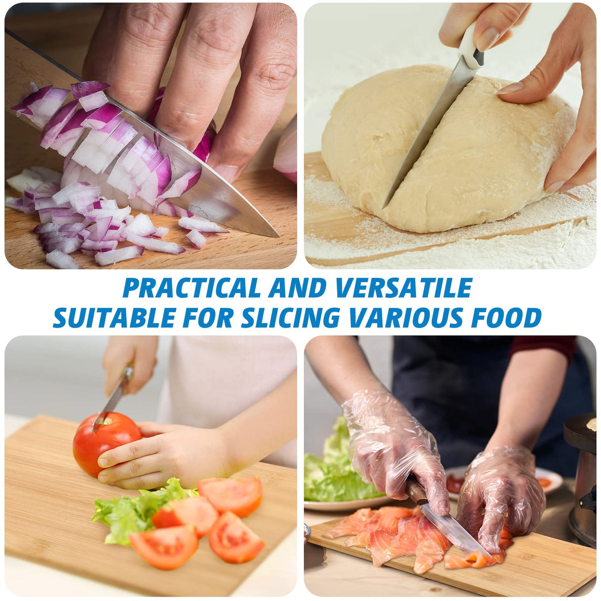 18 Pcs Wood Cutting Board Bulk Kitchen Chopping Boards Large Serving Board Wooden Cutting Board Set for Kitchen Meat Cheese Bread Vegetables (12'' x Lincia