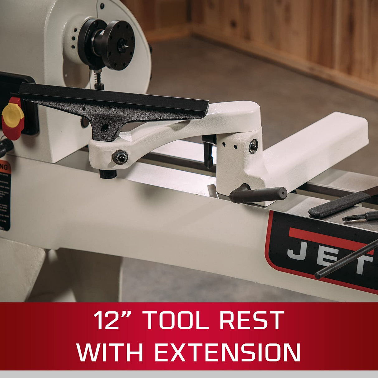 JET 14" x 40" Variable-Speed Woodworking Lathe, 1 HP, 1Ph 115/230V (JWL-1440VSK) Jet