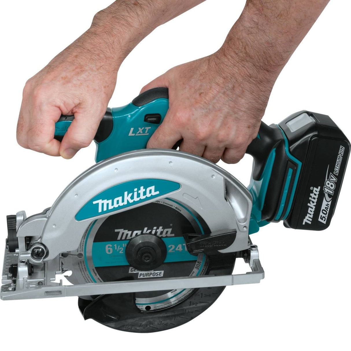 Makita XSS01T 18V LXT Lithium-Ion Cordless 6-1/2" Circular Saw Kit (5.0Ah) Makita