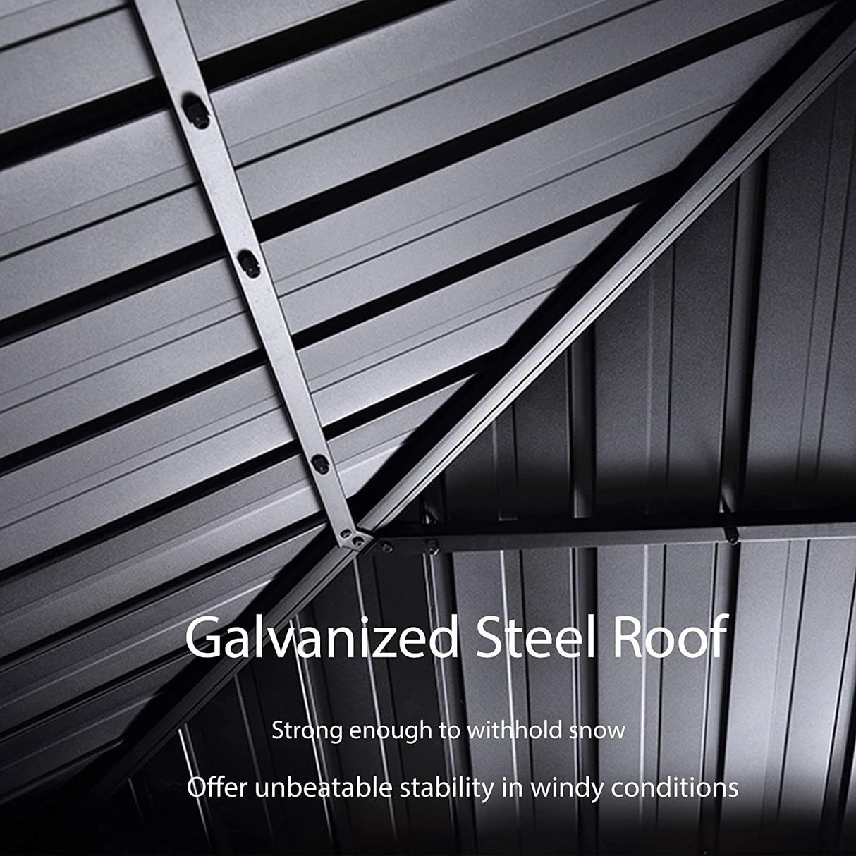 PURPLE LEAF 12' X 12' Outdoor Hardtop Gazebo for Patio Galvanized Steel Double Roof Permanent Canopy Teak Finish Coated Aluminum Frame Pavilion PURPLE LEAF