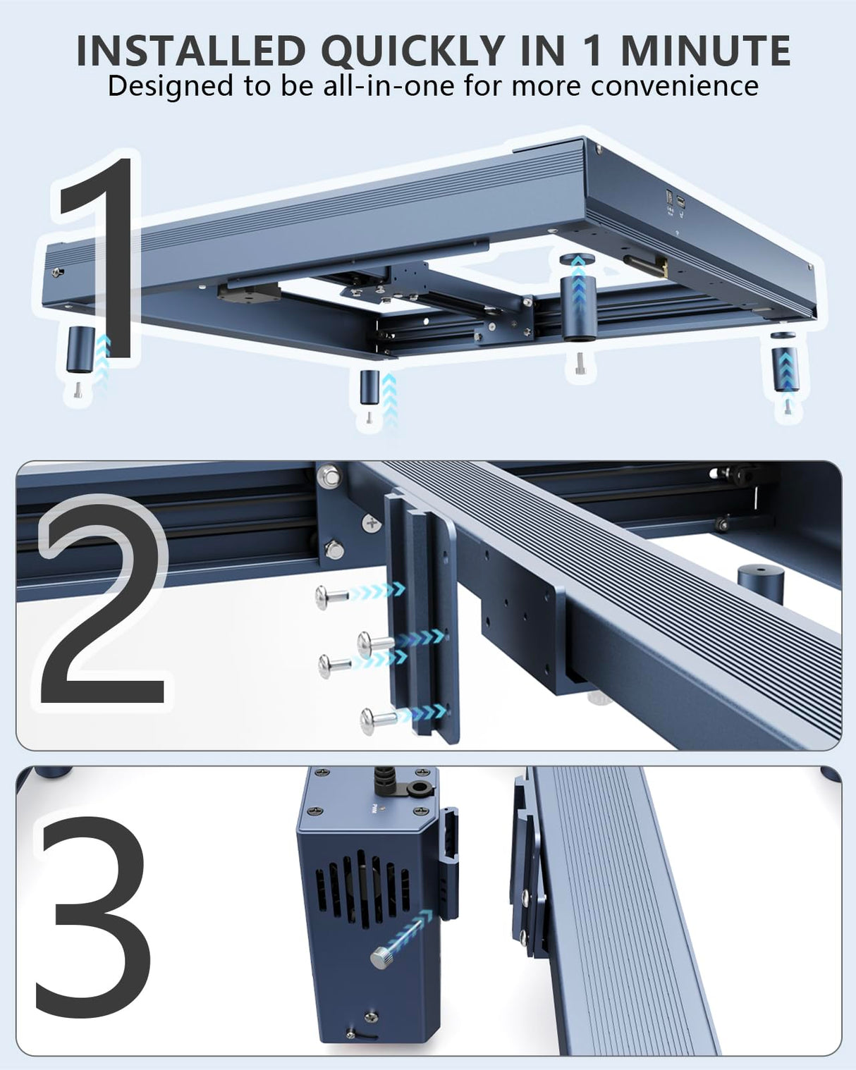 Ortur Laser Master H10, 20W Laser Engraver with 40L Laser Air Assist, 20W Laser Cutter and Engraver Machine, 20000mm/min Engraving Speed and App Ortur