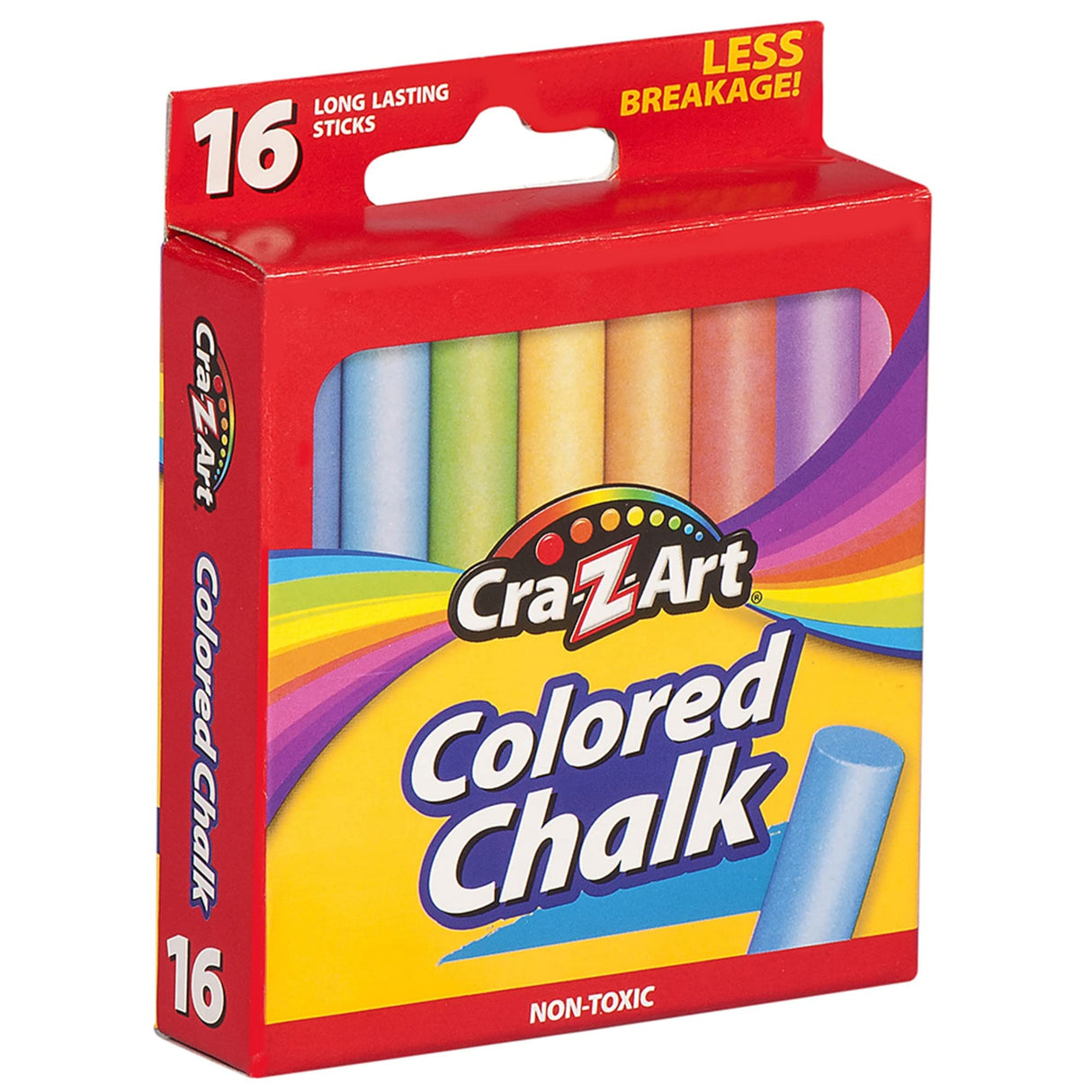 Cra-Z-Art Colored Chalk, 16 Count (10801-48) , Assorted Cra-Z-Art