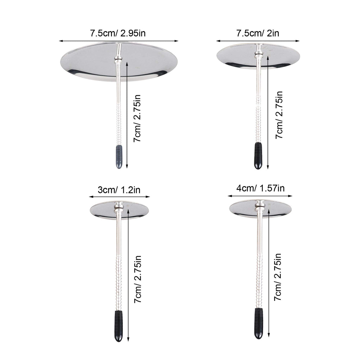 Woohome 17 PCS Flower Nails Cake Decorating Supplies Includes 4 Size Cake Flower Nail and 9 PCS Plastic Cake Flower Nail, Flower Lifters, Cake Flower Woohome