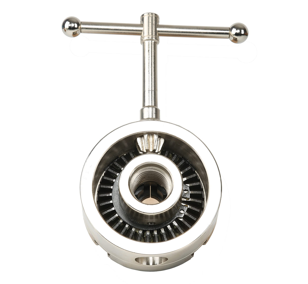 VINWOX SCK4-3.5NV-SET Mini, Midi and Heavy-Duty 3-1/2” Wood Lathe Gear Chuck Set, Wood Lathe Key Chuck Set, 4-Jaw Self-Centering Chuck, 1"x8TPI VINWOX