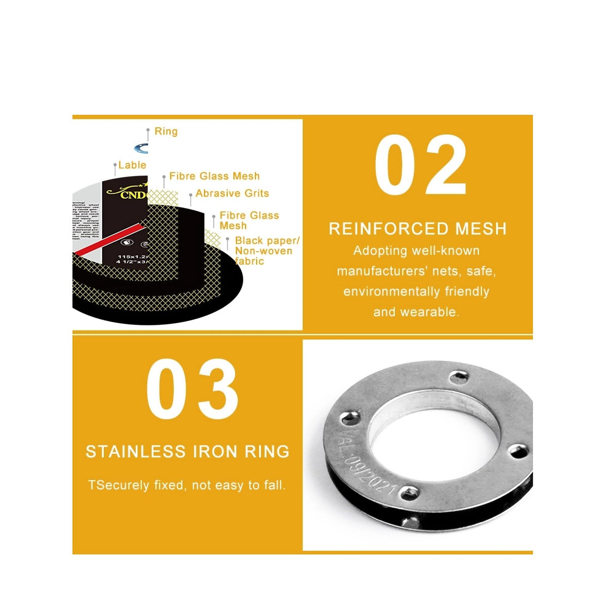 Panlen 25 PCS 3" x3/64x3/8 Cut Off Wheels for Metal, Thin Cutting Discs,Fits Any Angle Grinder or Power Air Tool panlen