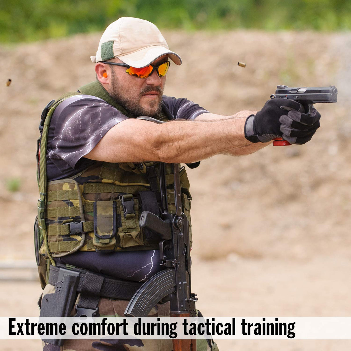 Mack's Maximum Protection Soft Foam Shooting Ear Plugs, 50 Pair - 33 dB Highest NRR – Comfortable Earplugs for Hunting, Tactical, Target, Skeet and Mack's