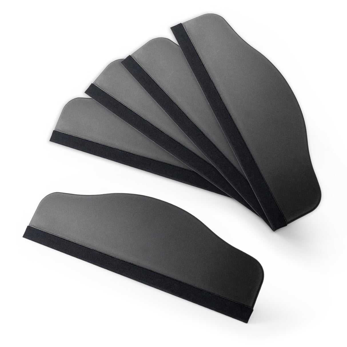 Gomake 5pcs Vinyl Squeegee Wallpaper Smoothing Tool Screen Pretector Squeegee for Removing Air Bubbles, or Removing Glass Decals Gomake