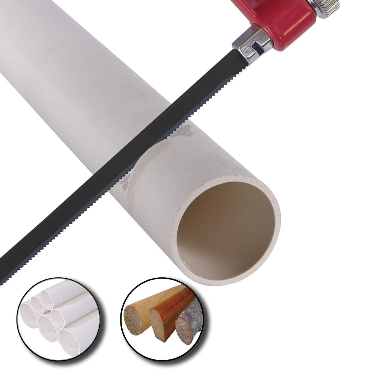 HAUTMEC 150mm Junior hacksaw & mitre block set 6" adjustable angle cutting corner saw blade HT0034-PL HAUTMEC