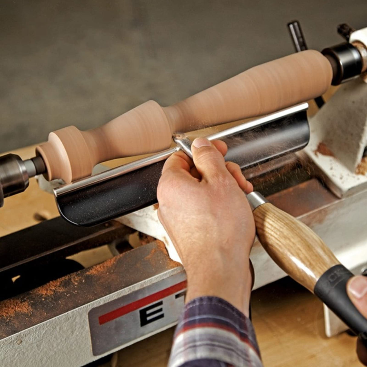 Copgge 12 Inch Lathe Tool Rest 5/8 Inch Post Stainless Steel Tool Rest For Wood Lathe Woodturning Tool Rest with Hardened Steel Rod For Woodworking Copgge