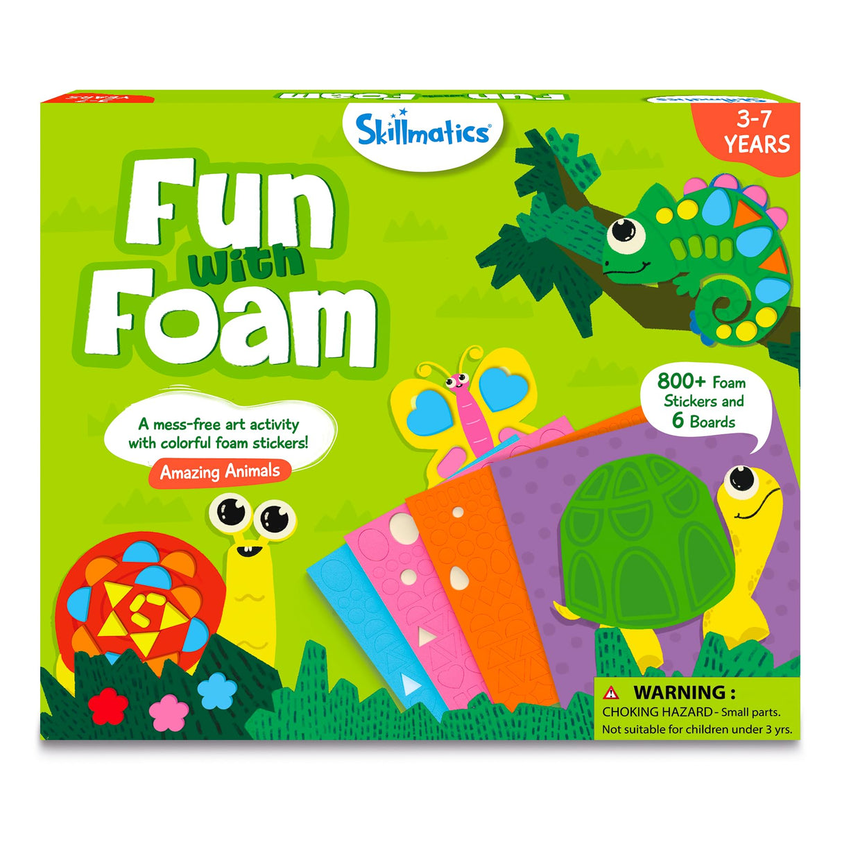 Skillmatics Dot It & Fun with Foam Animals Theme Bundle, Art & Craft Kits, DIY Activities for Kids Skillmatics