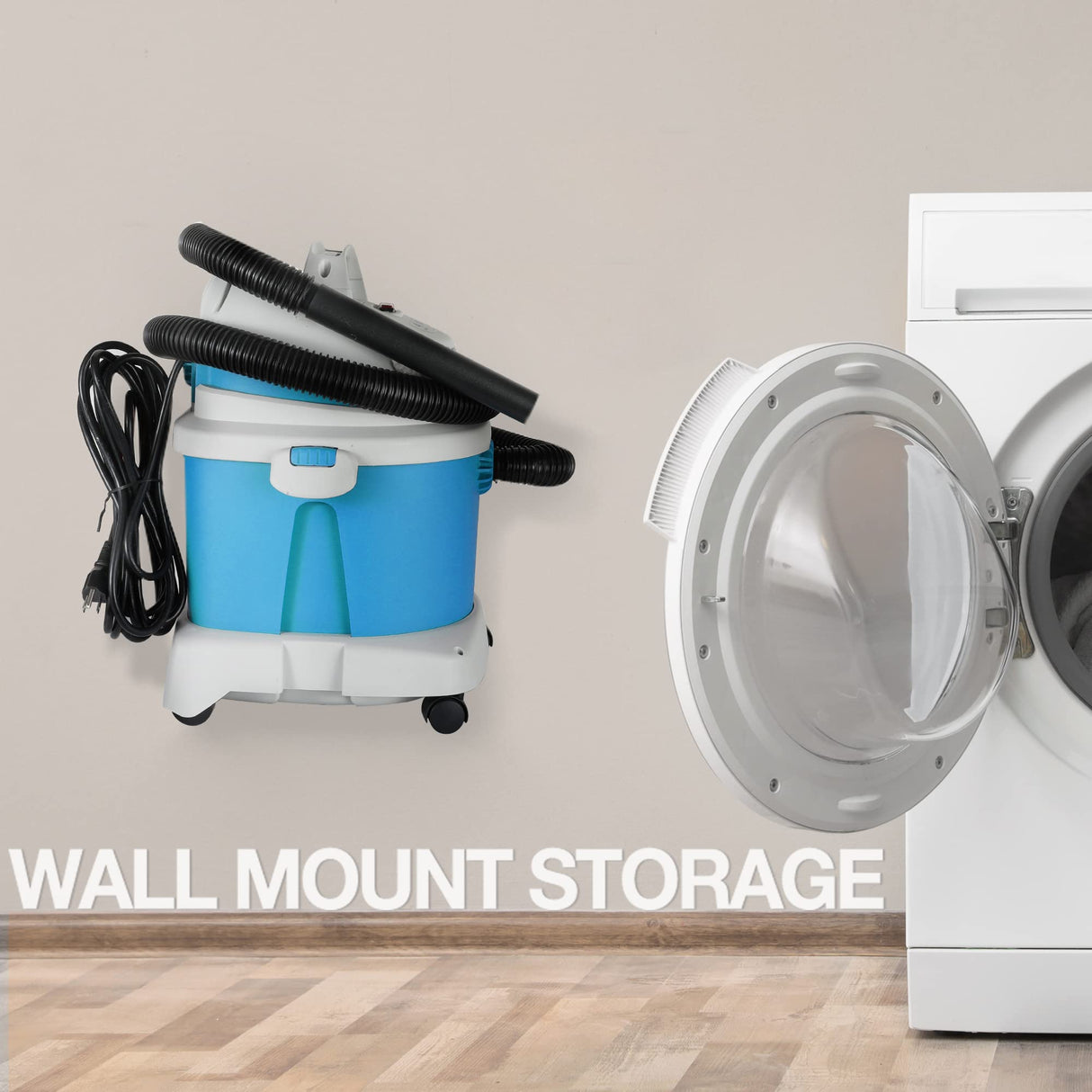 Shop-Vac 1.5 Gallon 2.0 Peak HP All Around EZ Wet/Dry Vacuum, Portable Compact Shop Vacuum, 3 in 1 Function with Wall Bracket & Multifunctional Shop-Vac