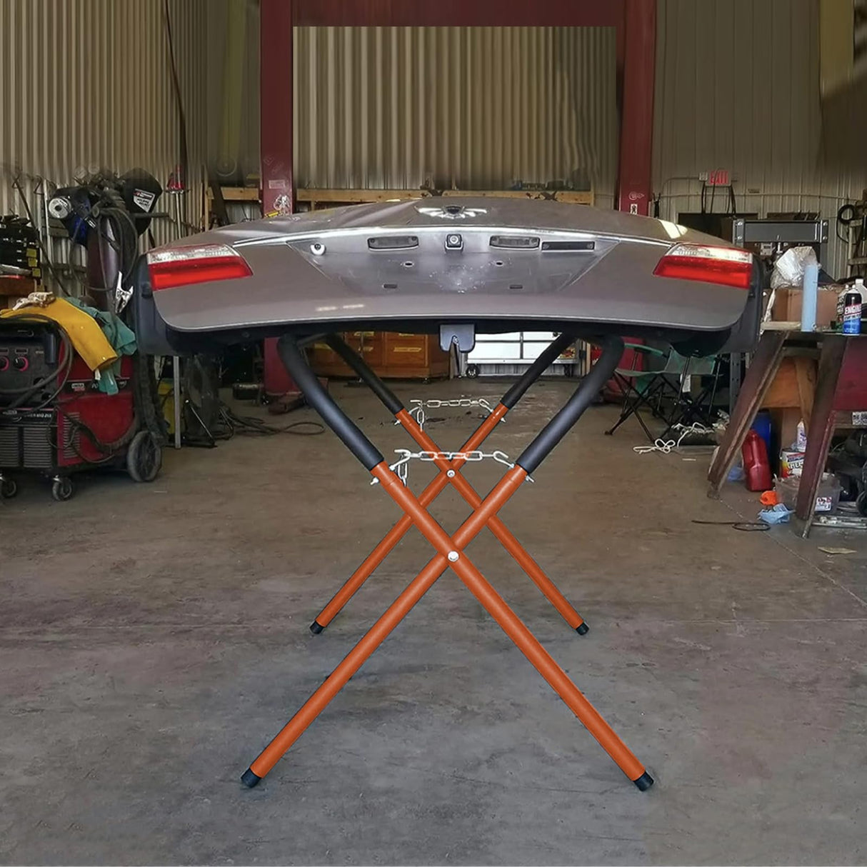 BXGTECH Portable Workbench Folding Work Stand, 1,000 Pound Capacity Foldable Work Table, Heavy-Duty Bumper Stand for Garage and Shop BXGTECH