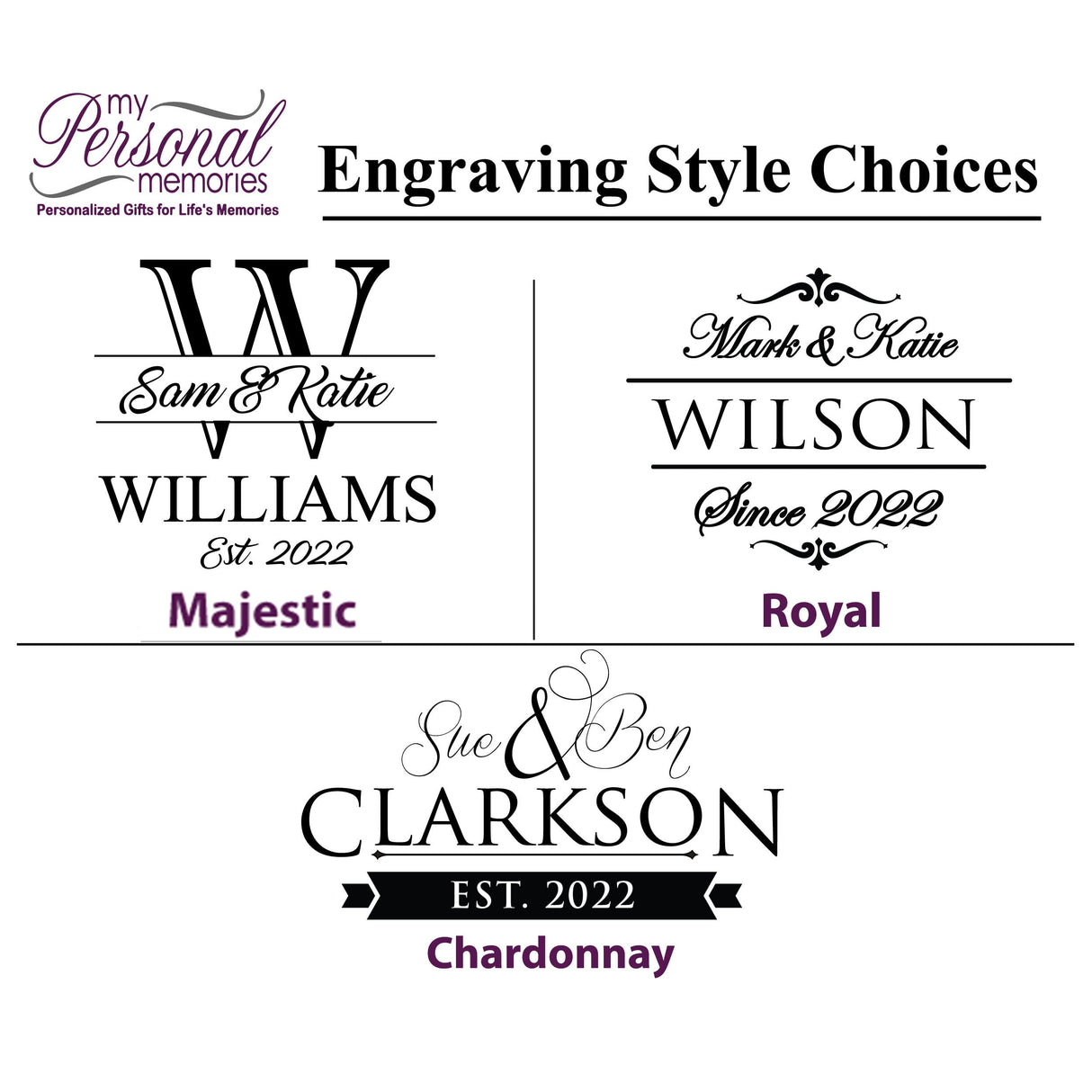 My Personal Memories, Custom Engraved Bamboo Wood Coasters - Personalized Coaster Set for Drinks, Weddings, Couples with Holder (Round Bamboo) My Personal Memories