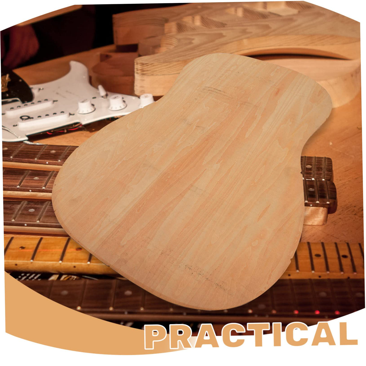 SUPVOX Guitar Top Tools Diy Solid Headplate Guitars Luthiers Replacement Tool Luthiers Gift Guitar Headplate Replacement Guitars Accessories Diy SUPVOX