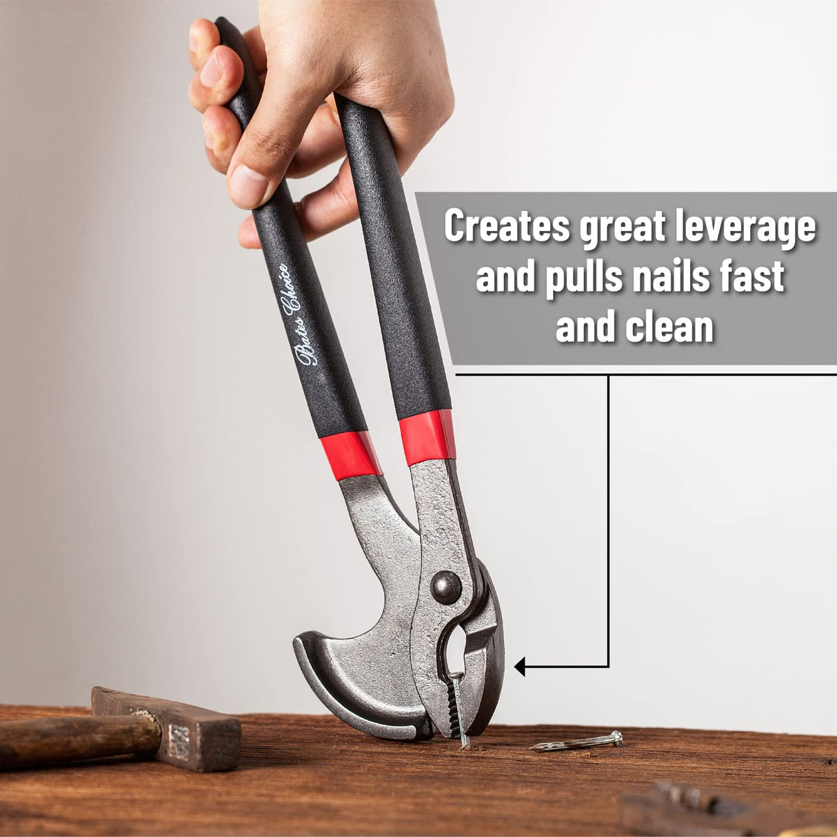 Bates- Nail Puller, Pliers, Nail Remover Tool, Multi Tool, Hand Tools, Staple Puller, Carpenter Tools, Staple Remover, Nail Puller Tool, Trim Puller, Bates Choice