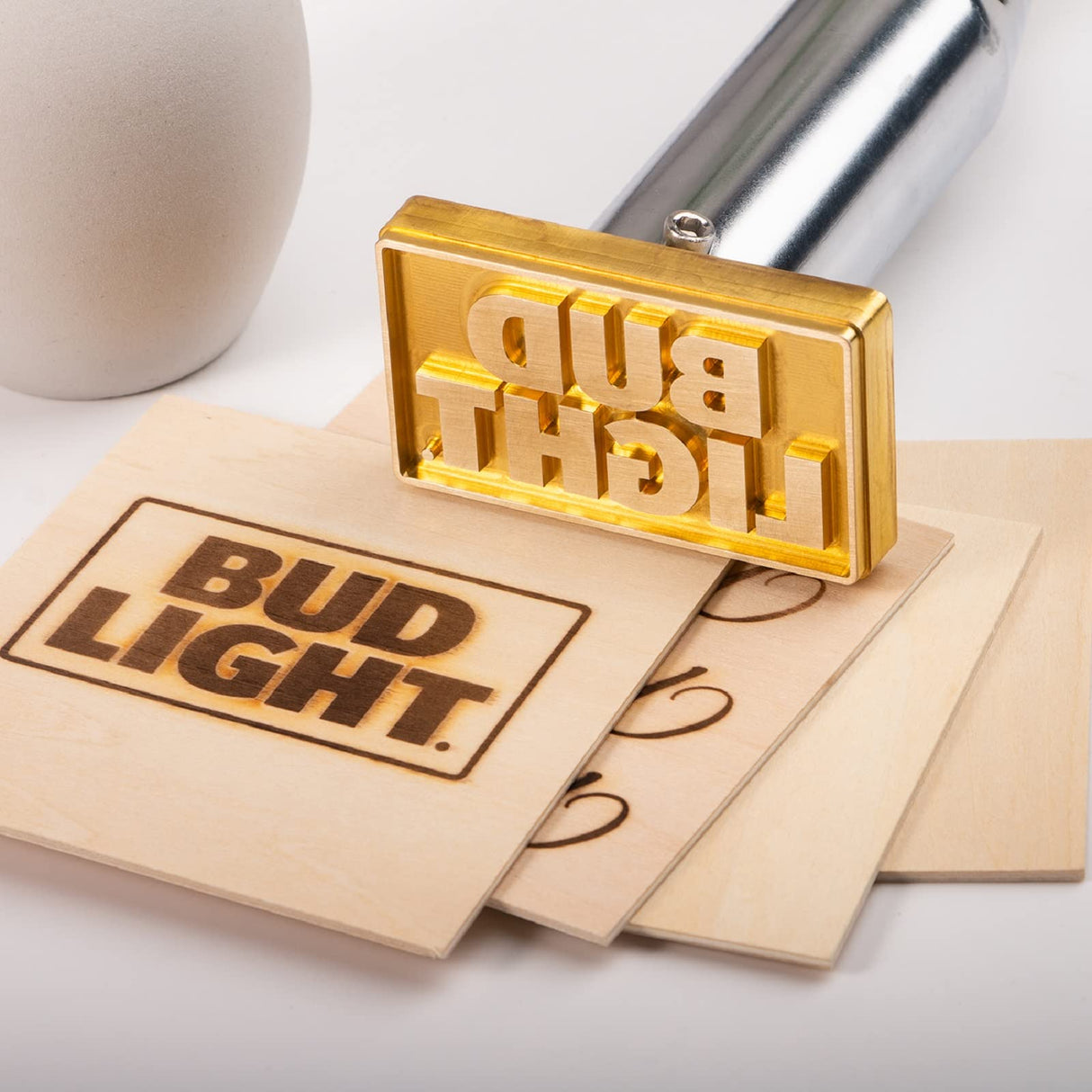 Custom STAMTECH Electric Branding Iron for Wood, Leather, and More - Personalise Your Craft Work STAMTECH