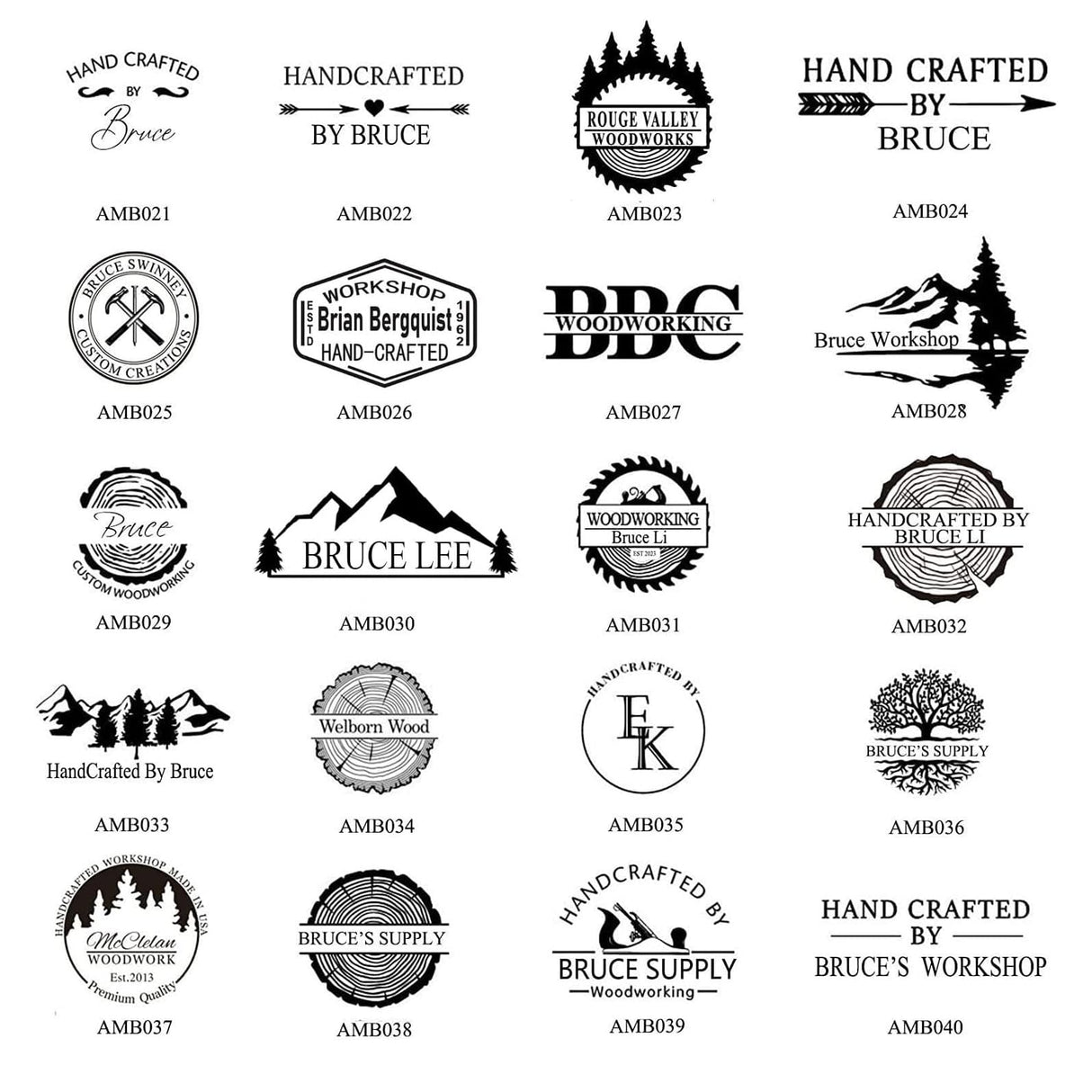 Customisable Branding Iron for Wood & Leather - Handcrafted Stamping Tool (1"x1") Arokimi