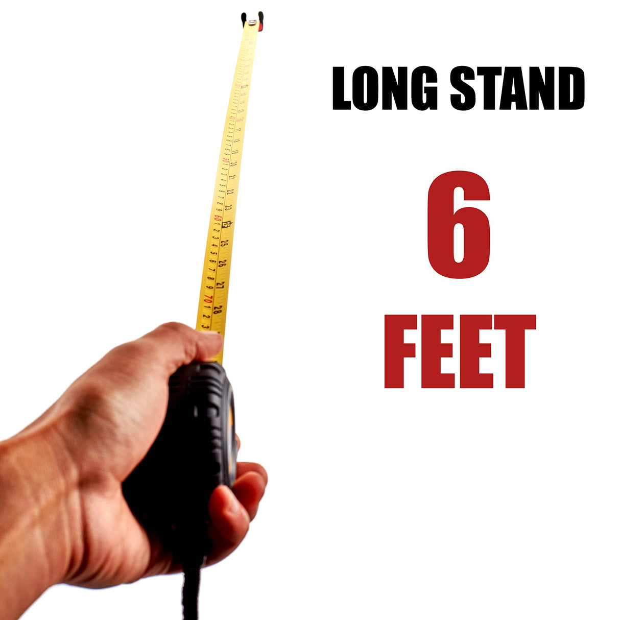 12 Foot Measuring Tape Measure by Kutir - Easy to Read Both Side Dual Ruler, Retractable, Heavy Duty, Magnetic Hook, Metric, Inches and Imperial kutir
