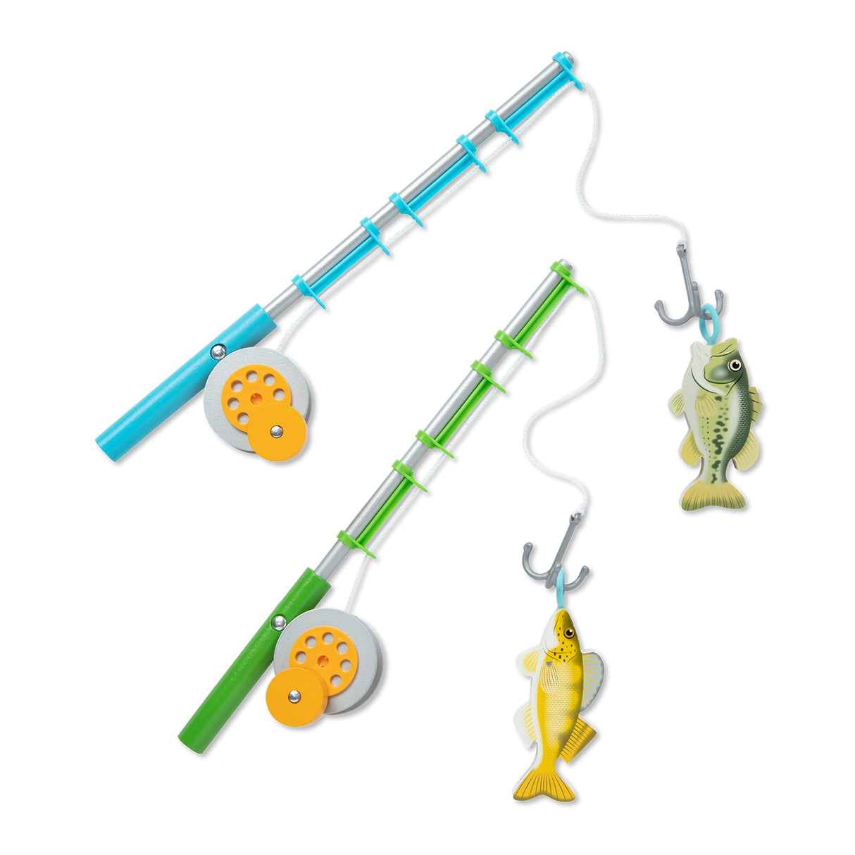 Melissa & Doug Let’s Explore Fishing Play Set – 21 Pieces - for Toddlers And Kids, Pretend Play Fishing Toy, Learning Toys For Kids Ages 3+ Melissa & Doug