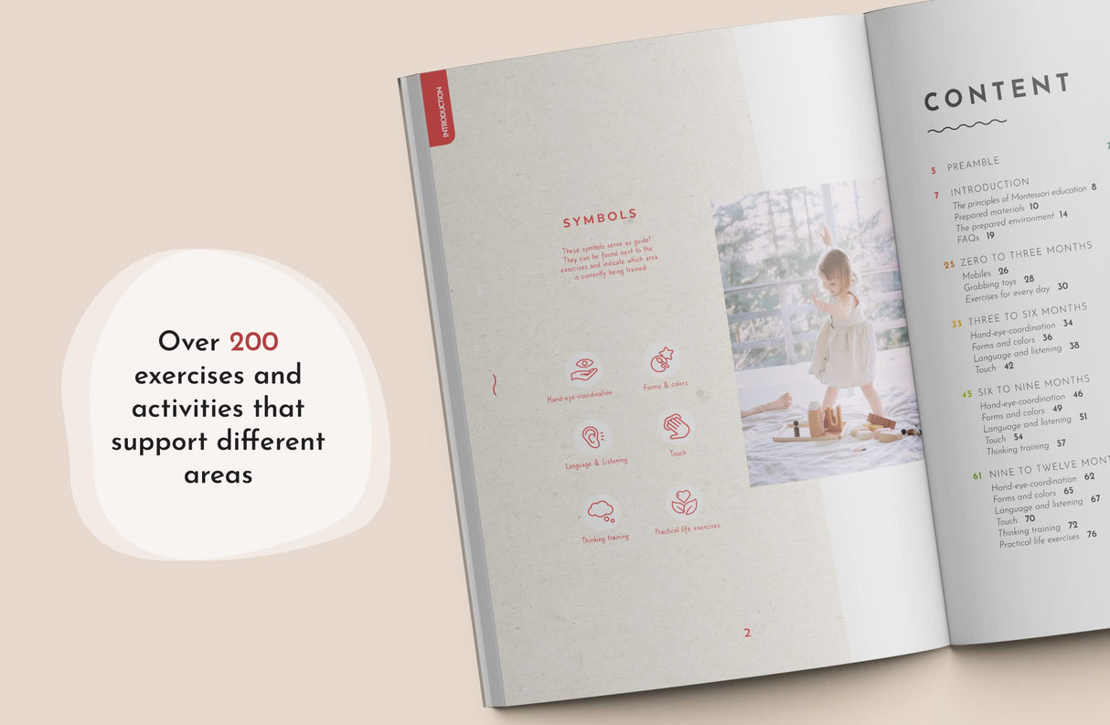 The Montessori Book for Babies and Toddlers: 200 creative activities for at-home to help children from ages 0 to 3 - grow mindfully and playfully Drucixy