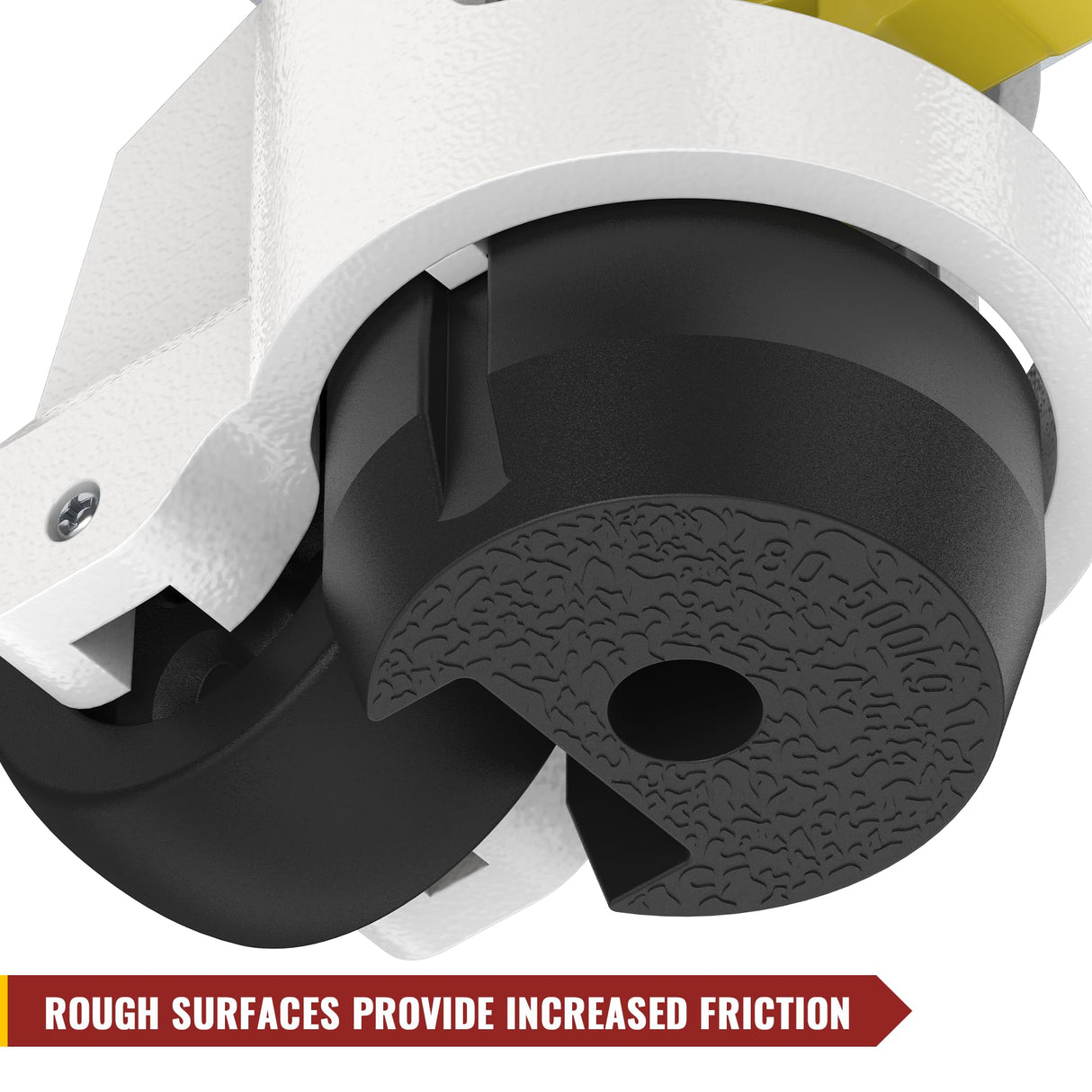 HOLKIE Leveling Casters with Ratchet Handle Design Casters Set of 4 Total Capacity 4400 Lbs Heavy Duty Industrial Casters with Adjustable Leveling HOLKIE