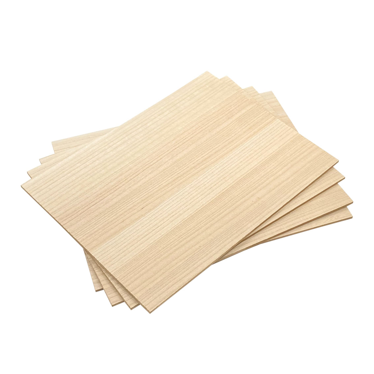 4 Pack Veneered MDF Sheets 15"x20"-1/4 Inch Thickness Wood Planks MDF Wooden Boards Double-Sided for DIY Crafts Cregugua