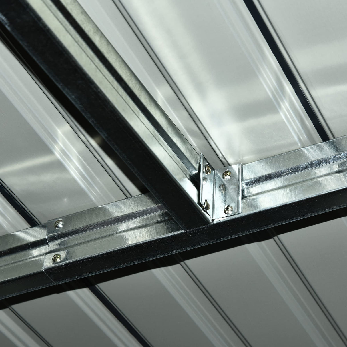 Outsunny 9' x 4' Outdoor Storage Shed, Galvanized Metal Utility Garden Tool House, 2 Vents and Lockable Door for Backyard, Bike, Patio, Garage, Lawn, Outsunny