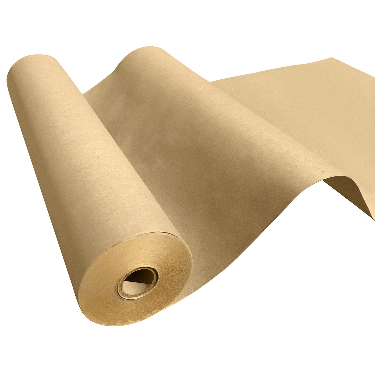 NY Paper Mill Brown Kraft Paper 17.50" x 2400" (200 feet) Jumbo Roll, Ideal for Gift Wrapping, Art & Craft, Postal, Packing, Shipping, Floor SEVNDE