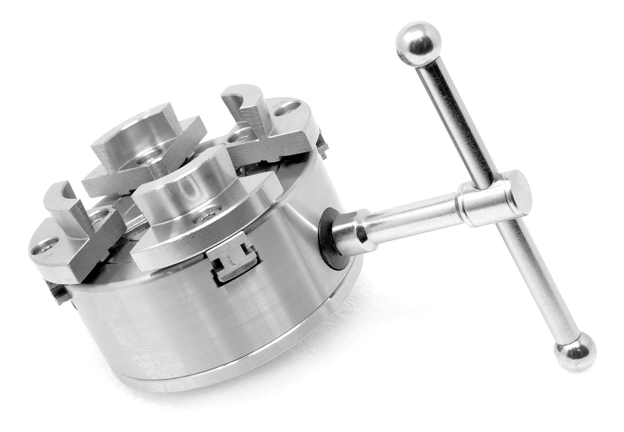 WEN LA4374 3.75-Inch 4-Jaw Self-Centering Lathe Chuck Set with 1-Inch x 8TPI Thread WEN